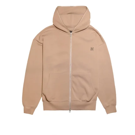 Homme Plus Embroidered H 2-Way Zip-up Hoodie