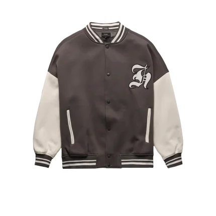 Homme Plus Knit Varsity Jacket