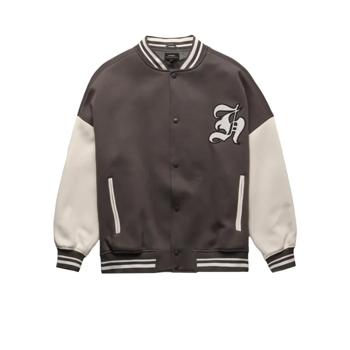 Homme Plus Knit Varsity Jacket