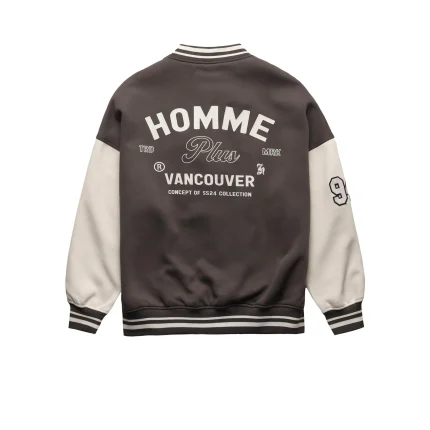 Homme Plus KnHomme Plus Knit Varsity Jacket