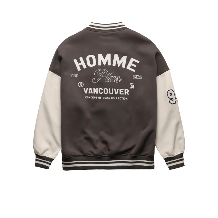 Homme Plus KnHomme Plus Knit Varsity Jacket