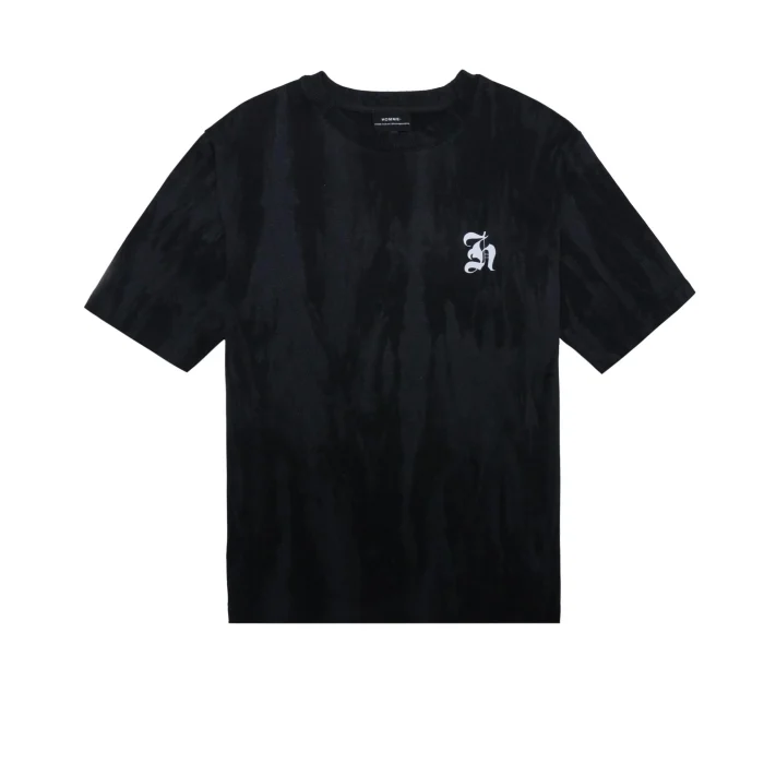 Homme Plus Old English Acid Wash Tee