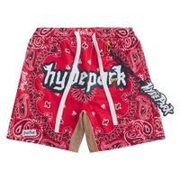 Hyde Park Bandana Mash Up Short Red