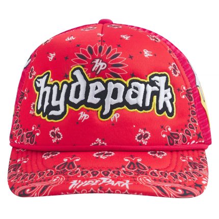 Hyde Park HP Bandana Trucker Hat Red