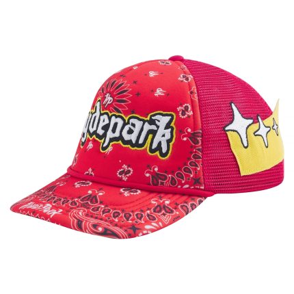 Hyde Park HP Bandana Trucker Hat Red