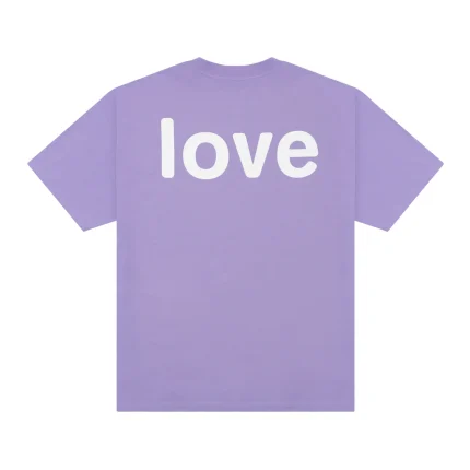 Grew House Love Ss Tee Lavender