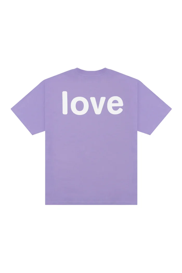 Grew House Love Ss Tee Lavender