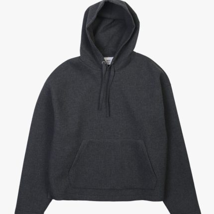 Luxury jersey hoodie Dark grey