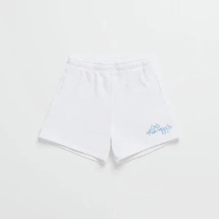 Madhappy Bow Fleece Short White