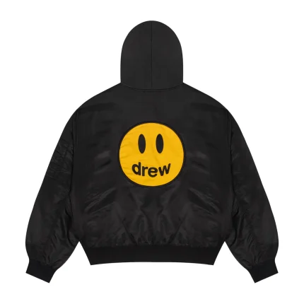 Drew Camo Mascot Hooded Bomber Jacket