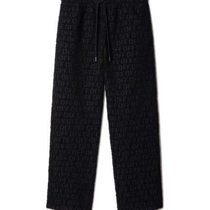 Off White off AO Bouclé Casual Pant