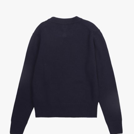 Pull col rond argyle Navy