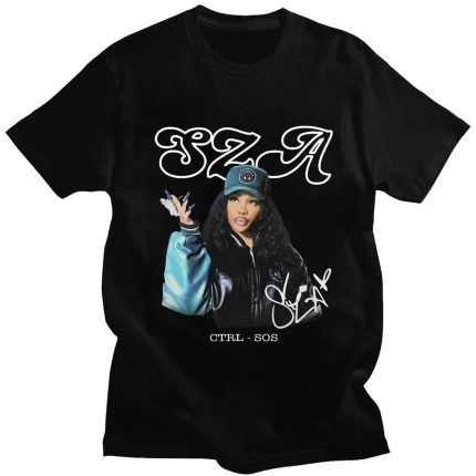 SZA Ctrl Black Shirt