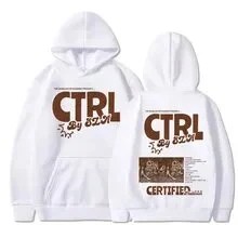 SZA Ctrl White Hoodie