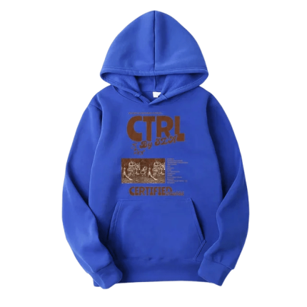SZA Merch Ctrl Blue Hoodie