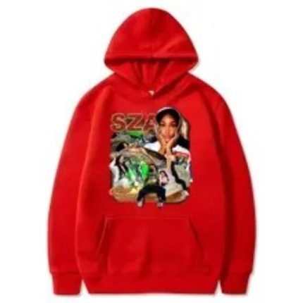 SZA Merch Red SOS Funko Pop Hoodie