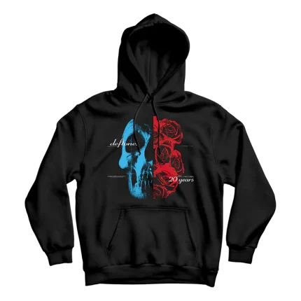 Split Skull Logo Hoodie