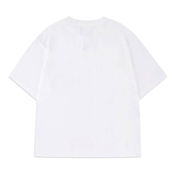 Unknown College Logo Tee – White