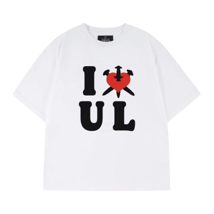 Unknown I Heart Luv Tee – White