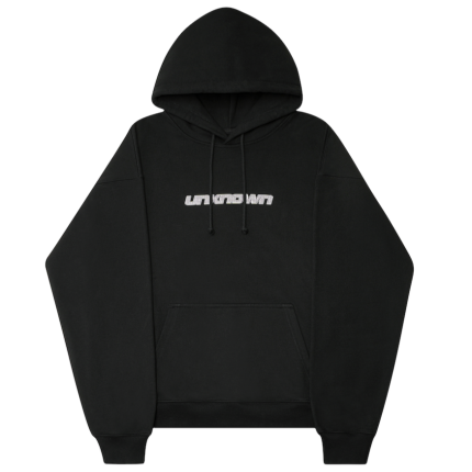 Unknown Iced Out Dagger Hoodie – Black
