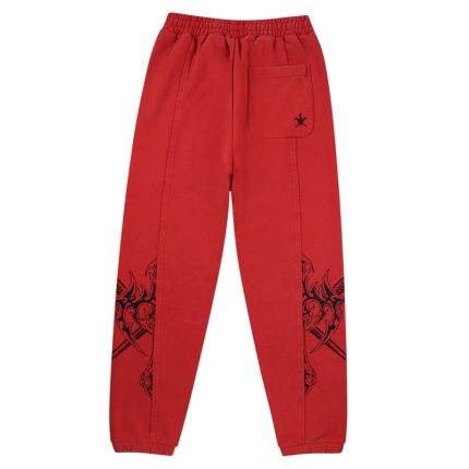 Unknown London Dagger Joggers – Red