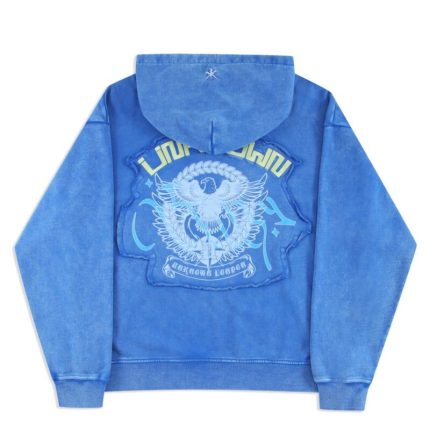 Unknown London Patch Hoodie – Blue