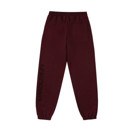 Unknown London Uniform Jogger – Dark Red