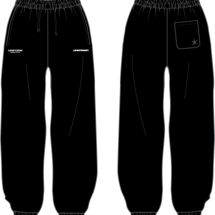 Unknown London Uniform Joggers – Black