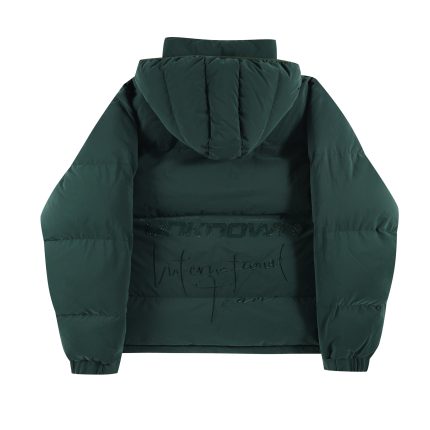 Unknown Puffer Zip up Jacket – Green