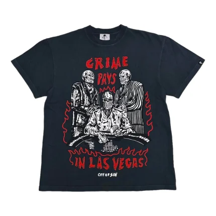 Warren Lotas Crime Pays In Las Vegas – Shirt Black`