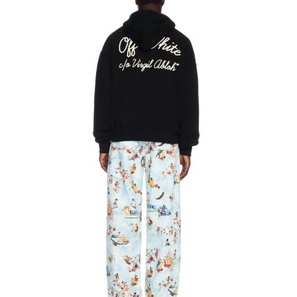 black script hoodie