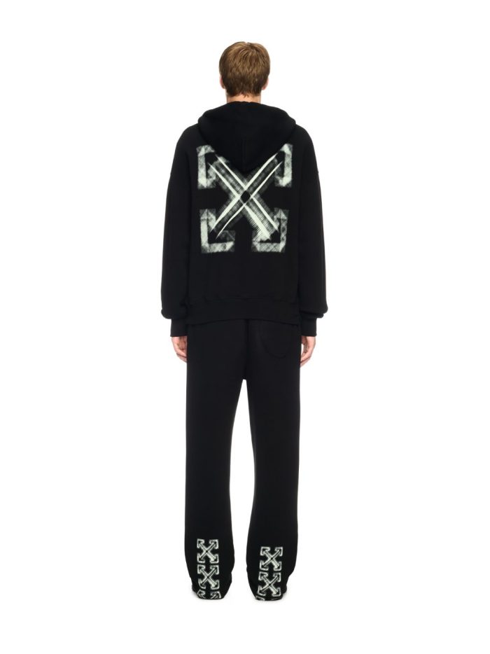 black vibe arrow hoodie