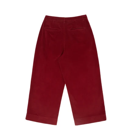 Drew House Ultra Wide Leg Corduroy Carpenter Pant Burgundy