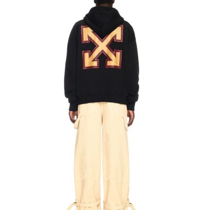 off-white c/o ac milan black arrow hoodie