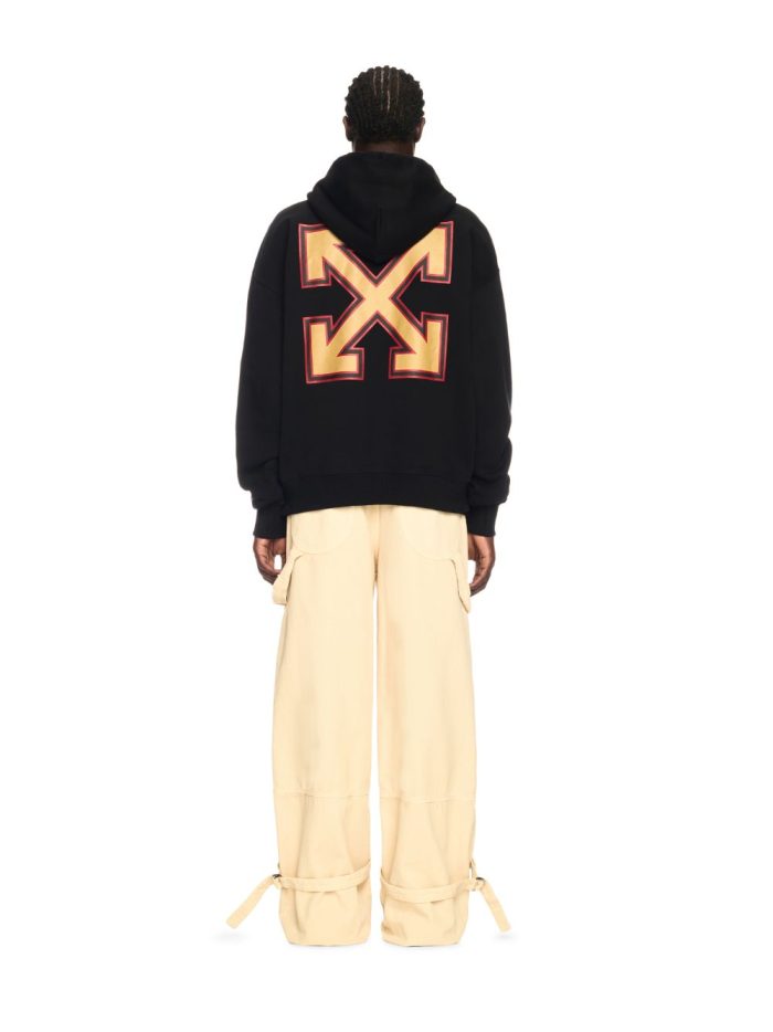off-white c/o ac milan black arrow hoodie