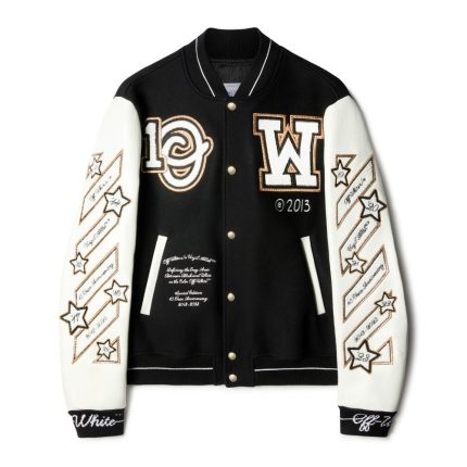 off-white logic varsity jacket