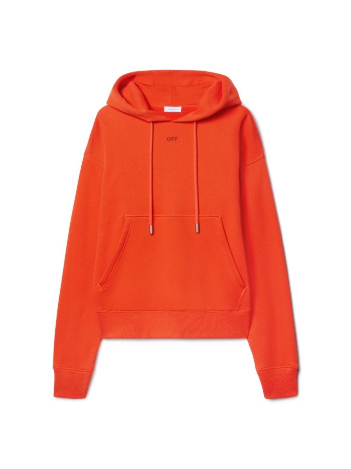 orange vibe arrow hoodie