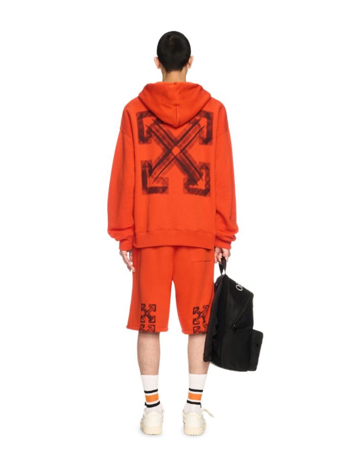 orange vibe arrow hoodie