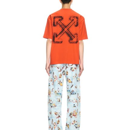 orange vibe arrow t-shirt