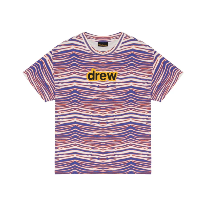 Drew House Secret Ss Tee Amethyst Zebra