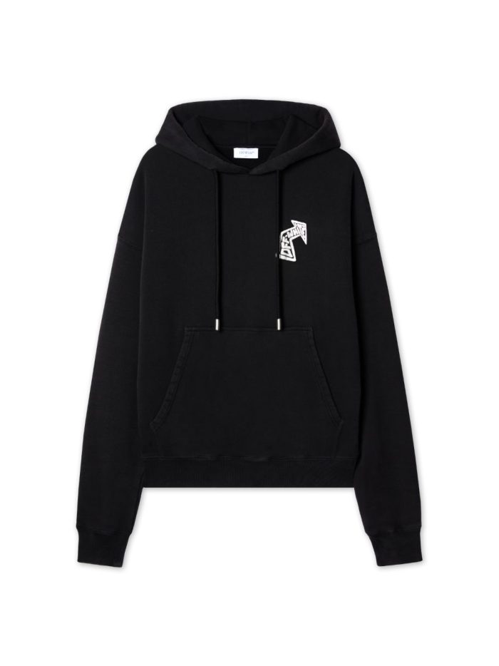 skate black arrow hoodie