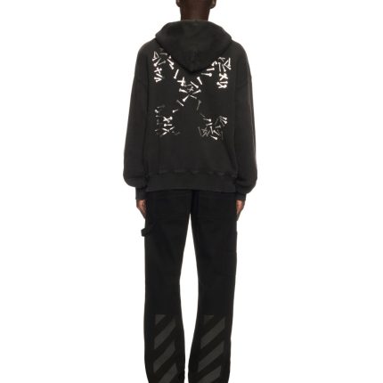 skate black arrow hoodie