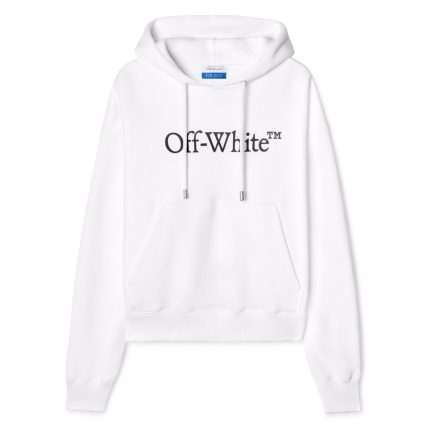 white big bookish skate hoodie