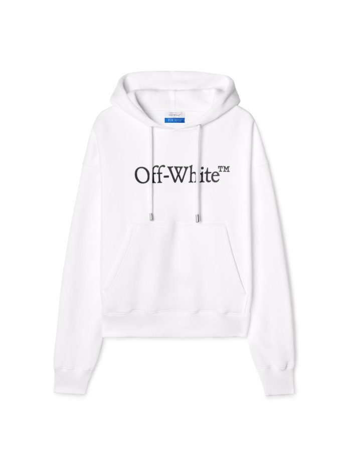 white big bookish skate hoodie