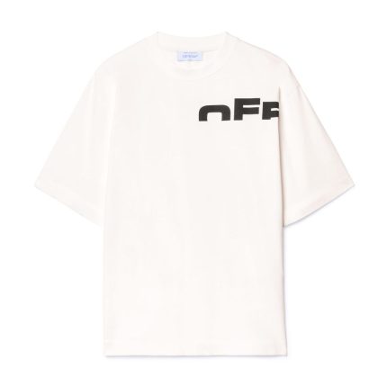 white off split t-shirt