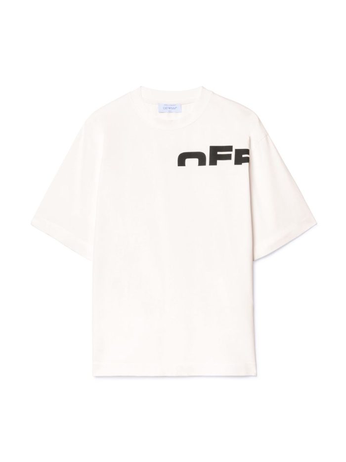 white off split t-shirt