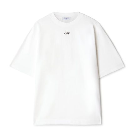 white/black off stamp skate s/s tee
