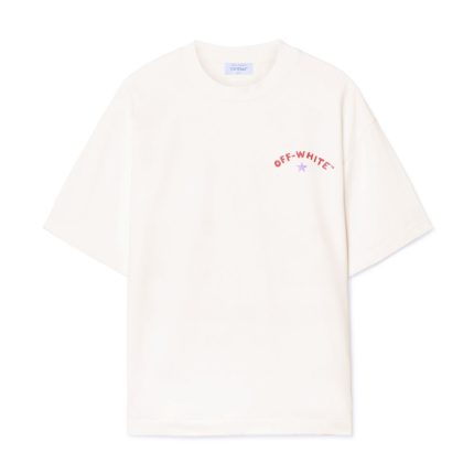 white starry arrow t-shirt