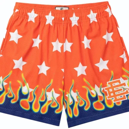 Eric Emanuel EE Shorts Orange Flame